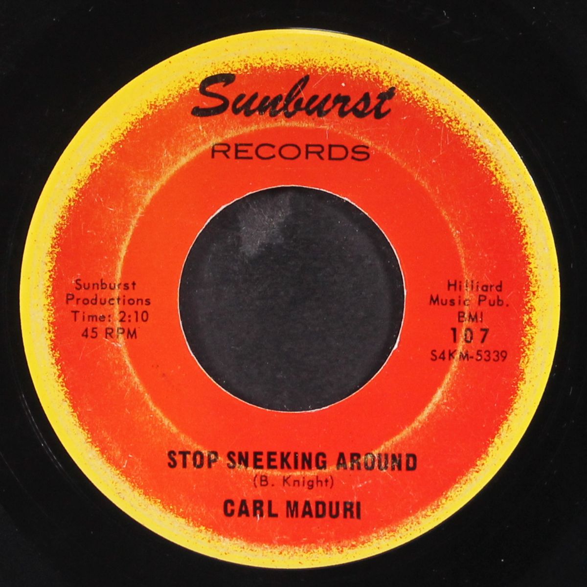 the girl of my best friend / stop sneeking around by CARL MADURI