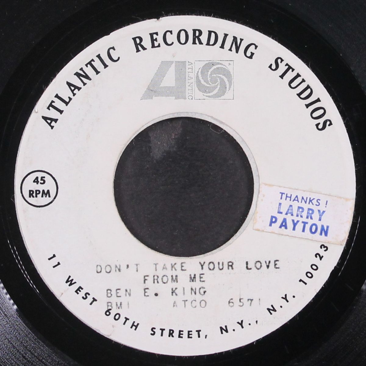 don't take your love from me / blank by BEN E. KING
