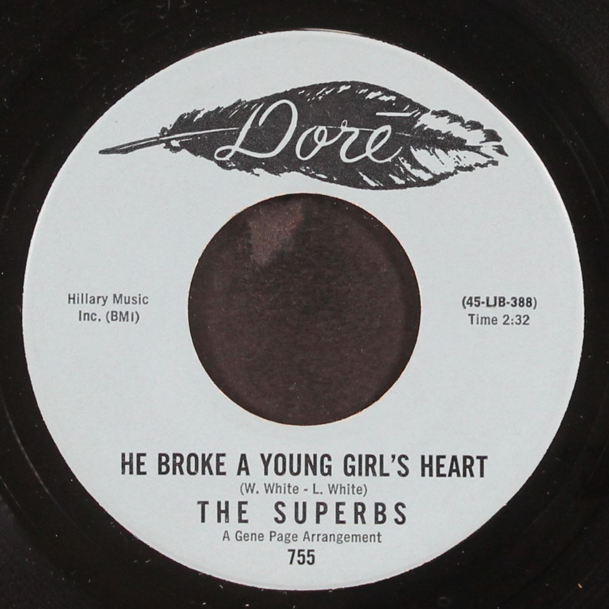 he broke a young girls heart / it's a million miles to paradise by SUPERBS