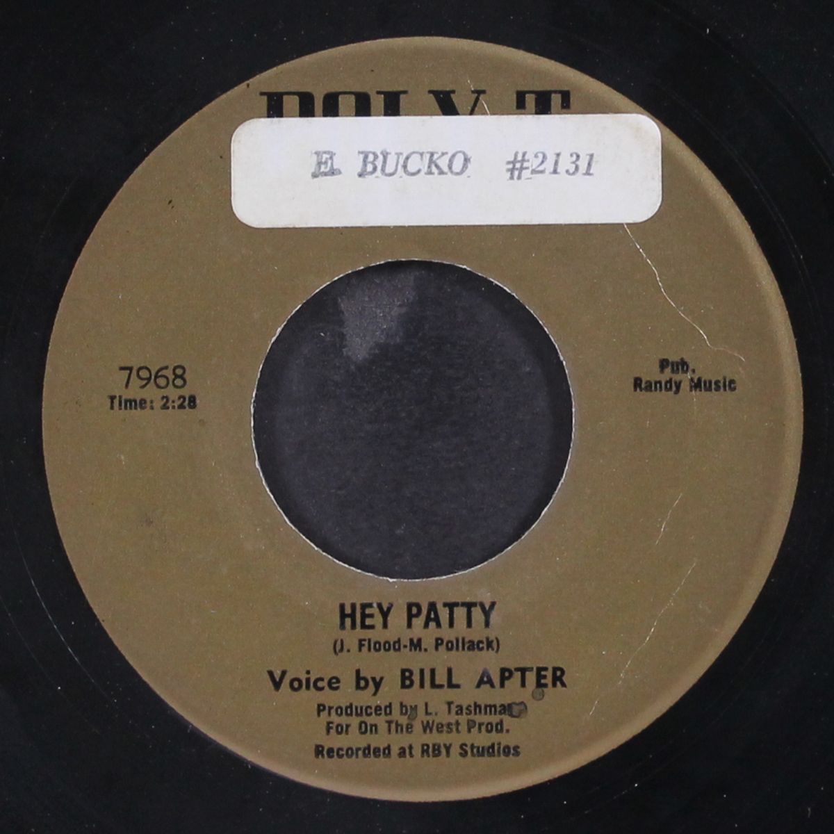 hey patty / island of love by BILL APTER