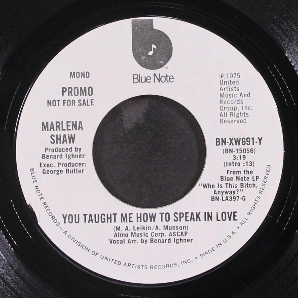 you taught me how to speak in love / mono by MARLENA SHAW