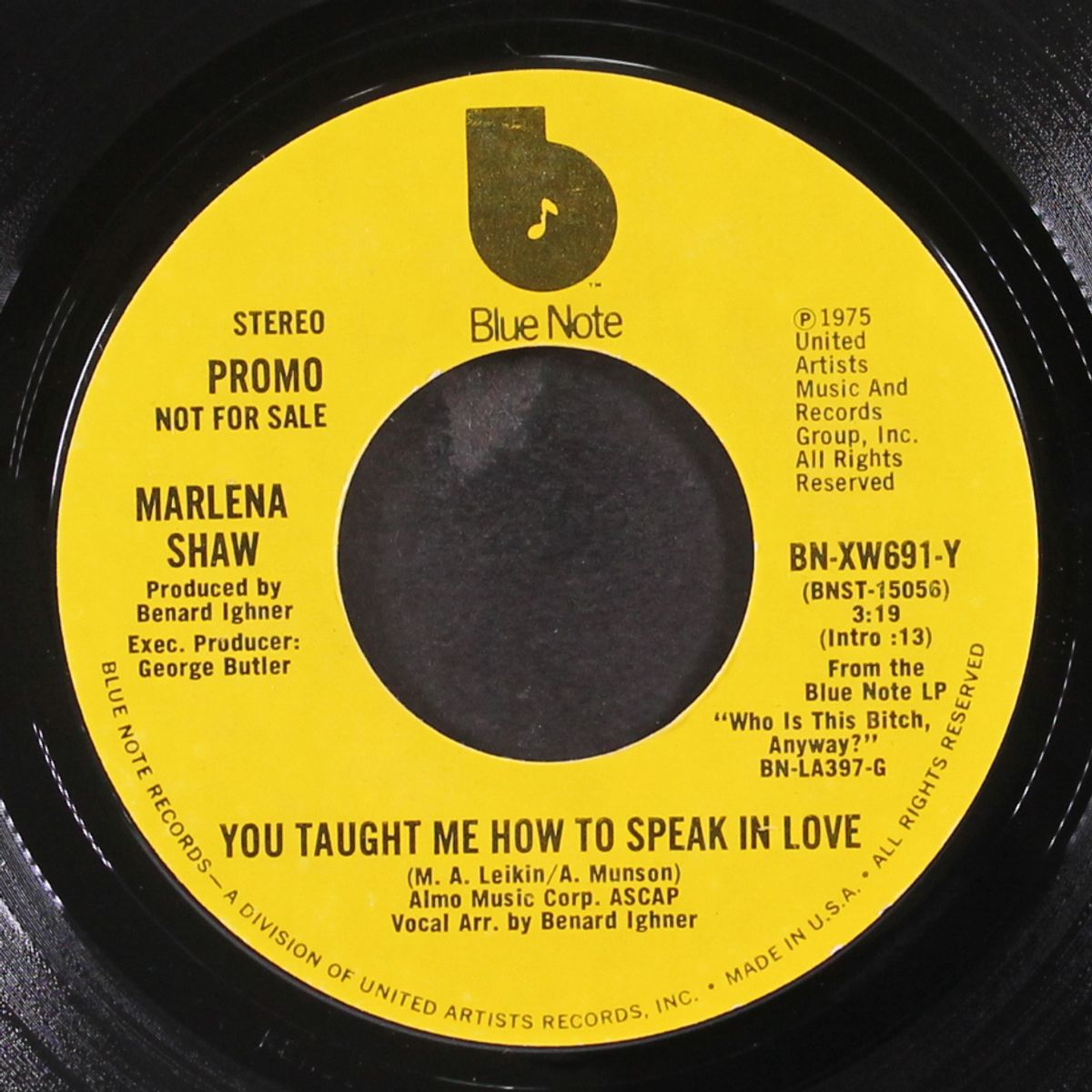 you taught me how to speak in love / mono by MARLENA SHAW