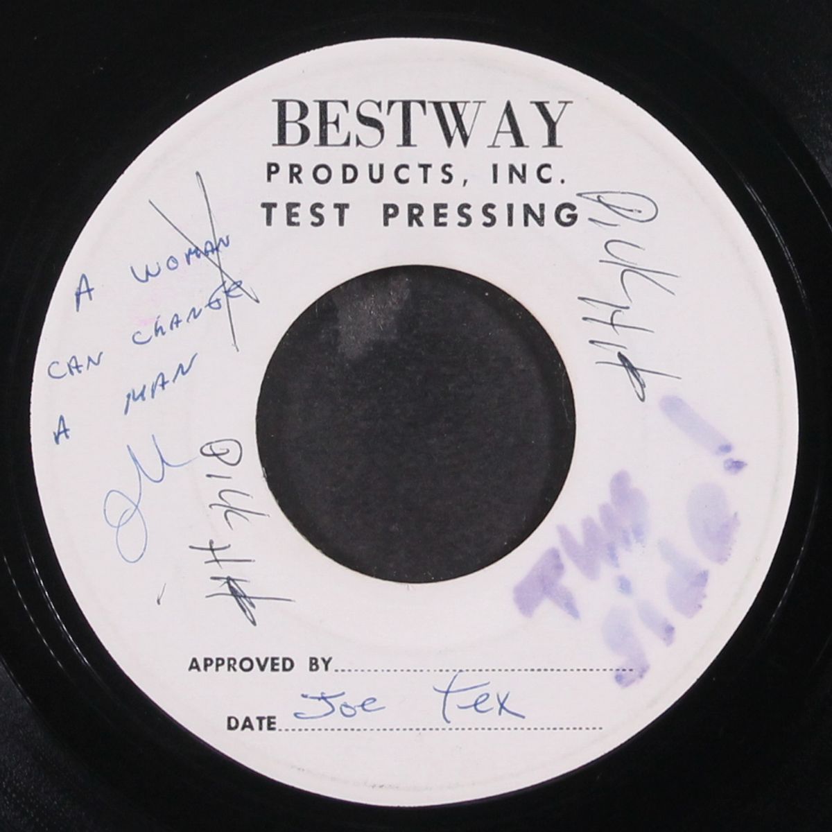 don't let your left hand know / a woman can change a man by JOE TEX