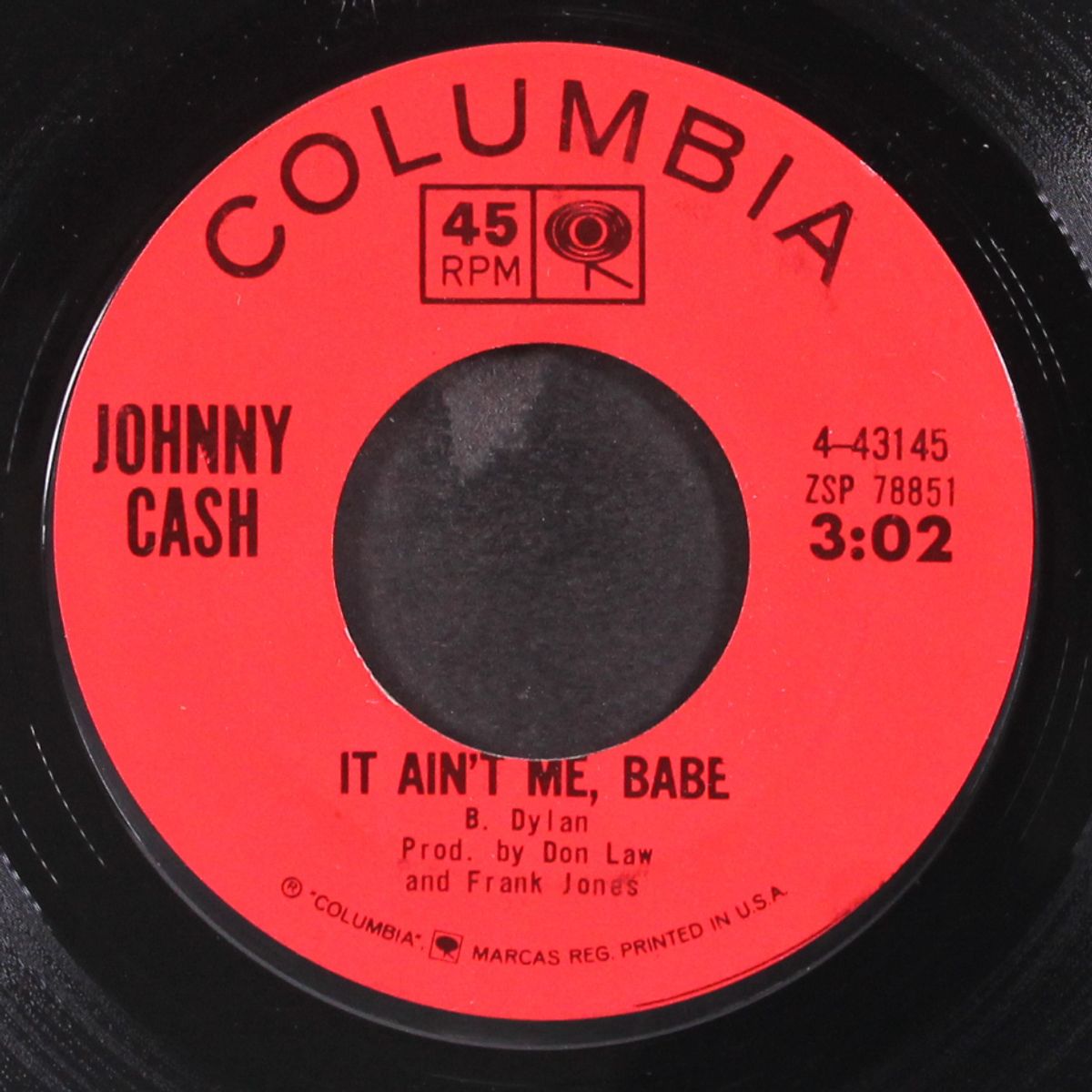 it ain't me, babe / time and time again by JOHNNY CASH