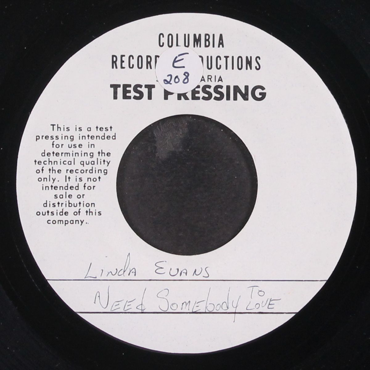 don't you need / mono by LINDA EVANS