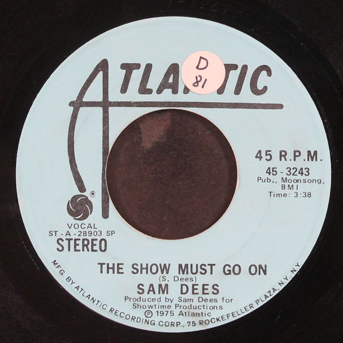 the show must go on / mono by SAM DEES