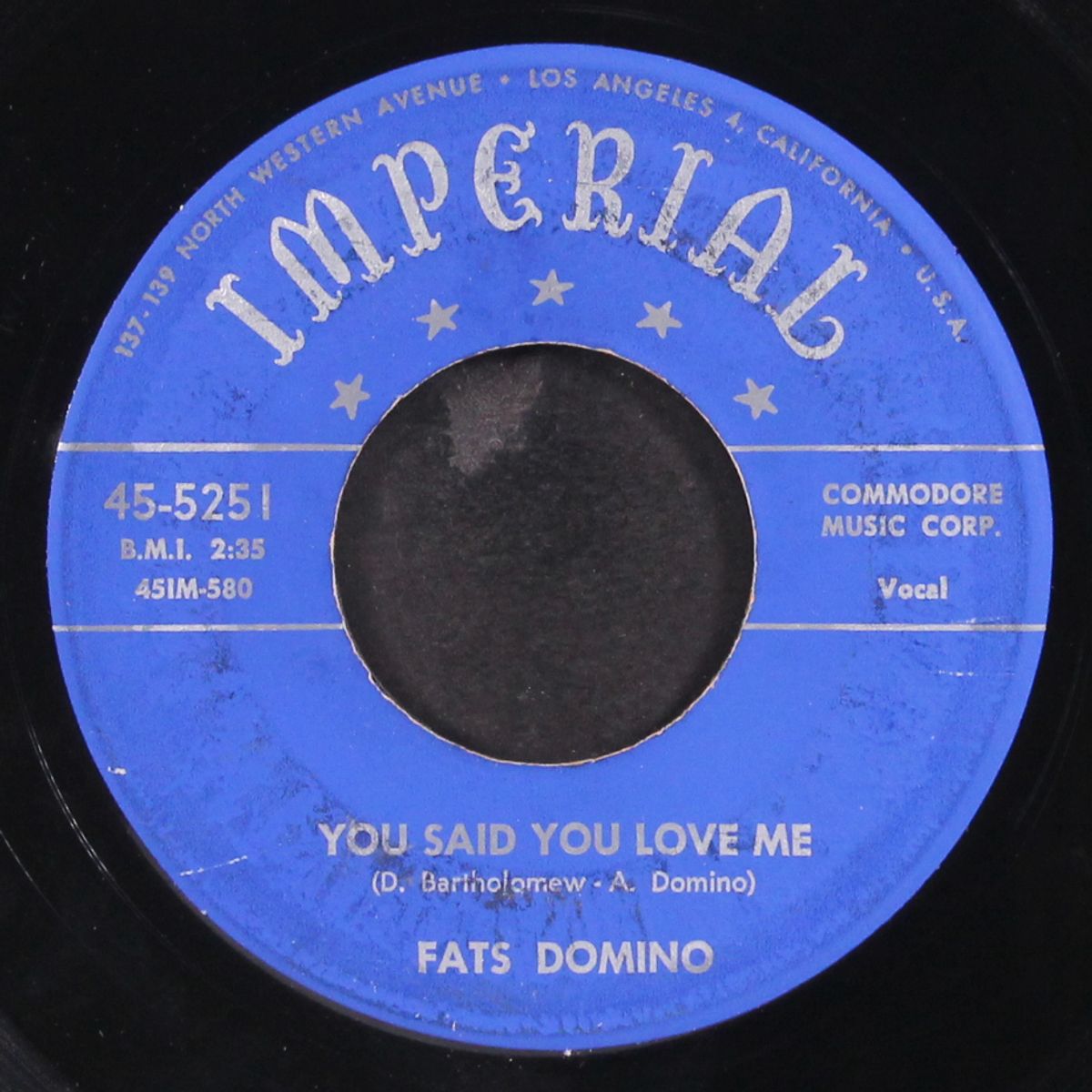you said you love me / rose mary by FATS DOMINO