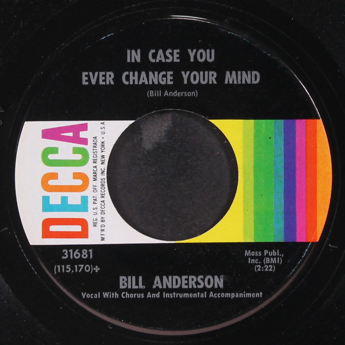 three a.m. by BILL ANDERSON