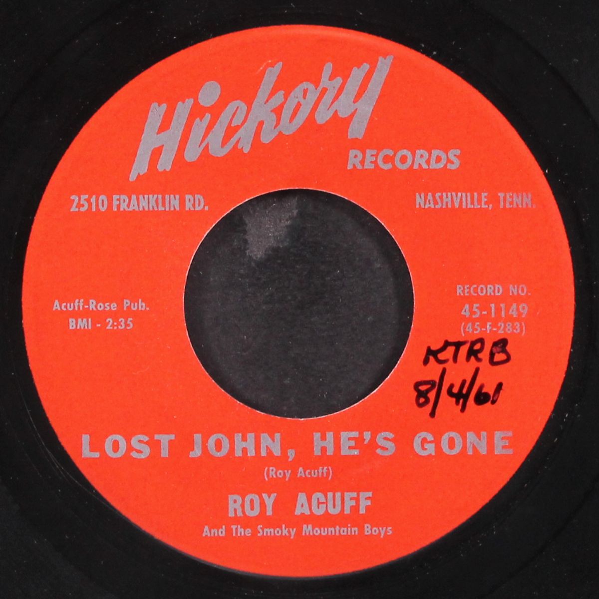 lost john, he's gone by ROY ACUFF