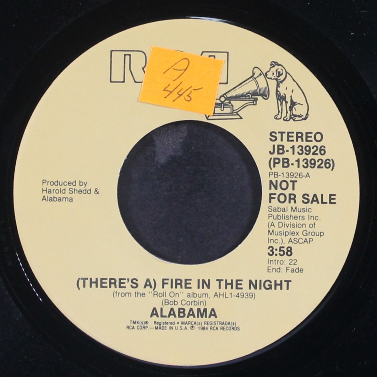 (there's a) fire in the night by ALABAMA