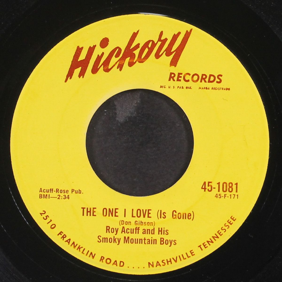 the one i love by ROY ACUFF