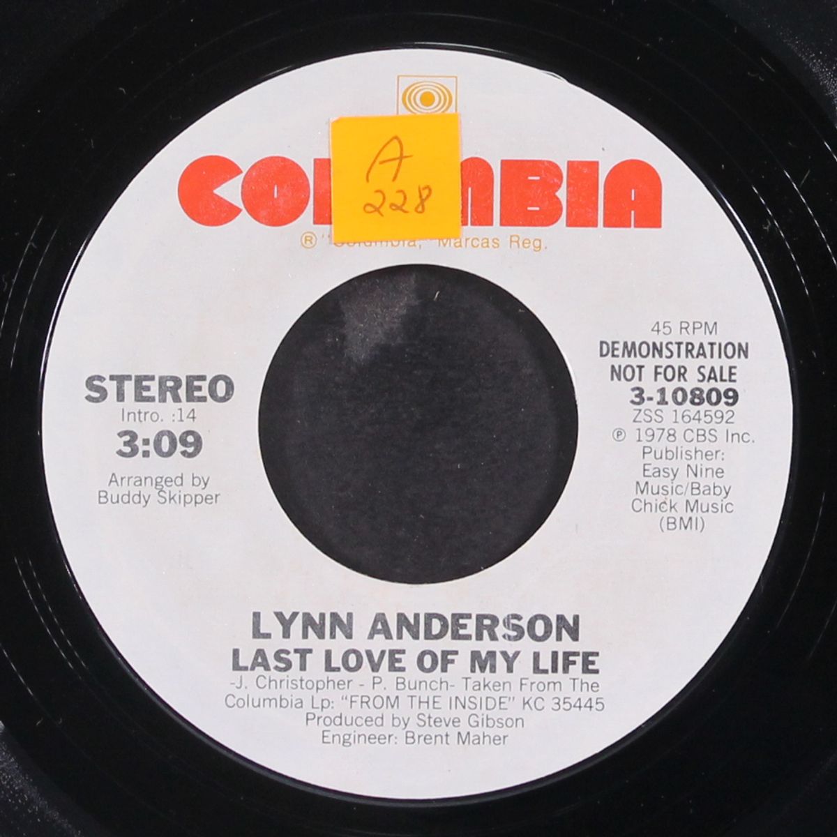 last love of my life / mono by LYNN ANDERSON