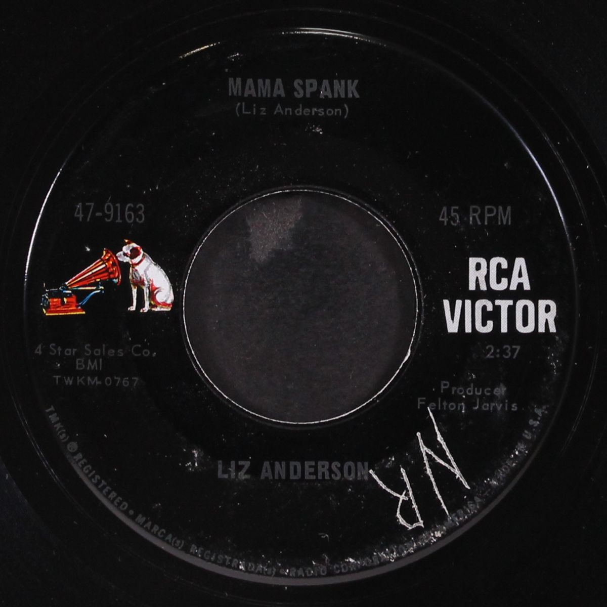 mama spank / to the landlord by LIZ ANDERSON