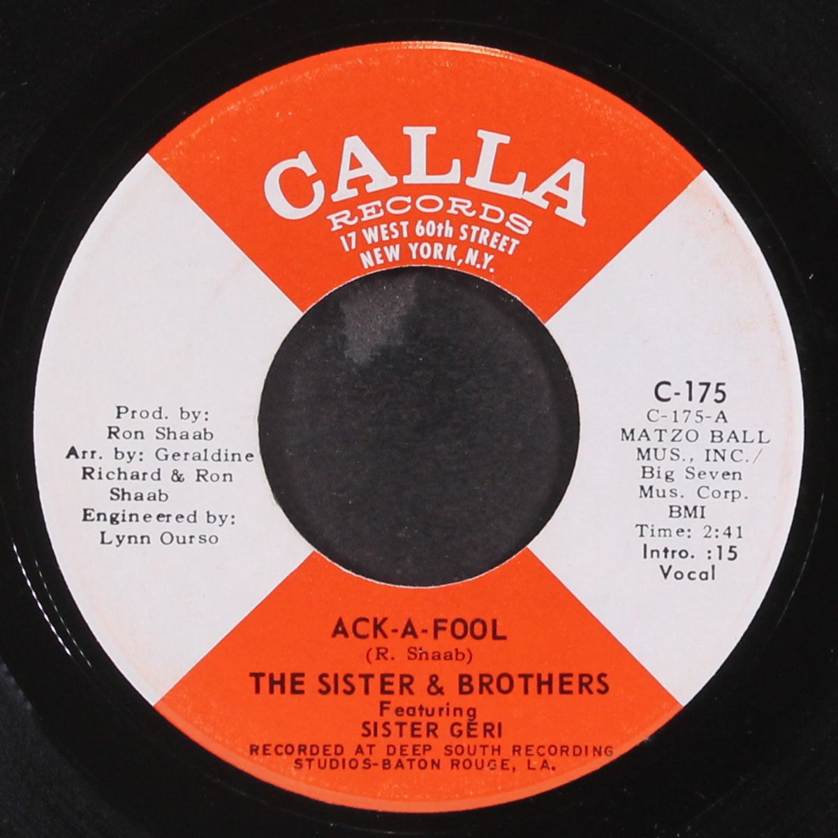 ack-a-fool / chained by SISTERS & BROTHERS