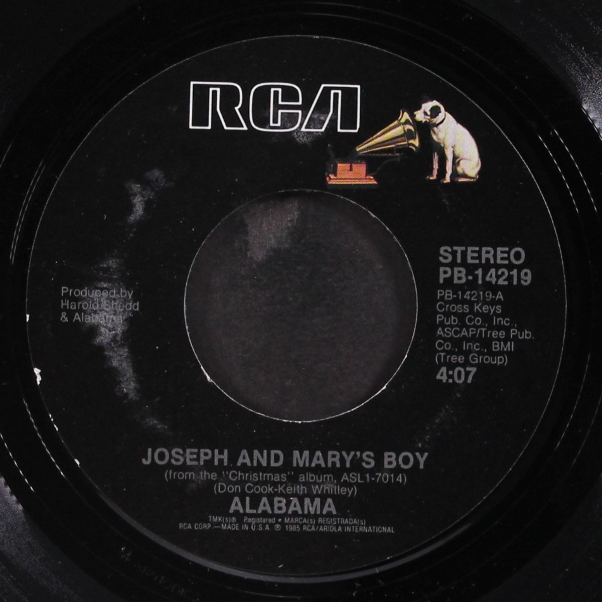 joseph and mary's boy / santa claus by ALABAMA