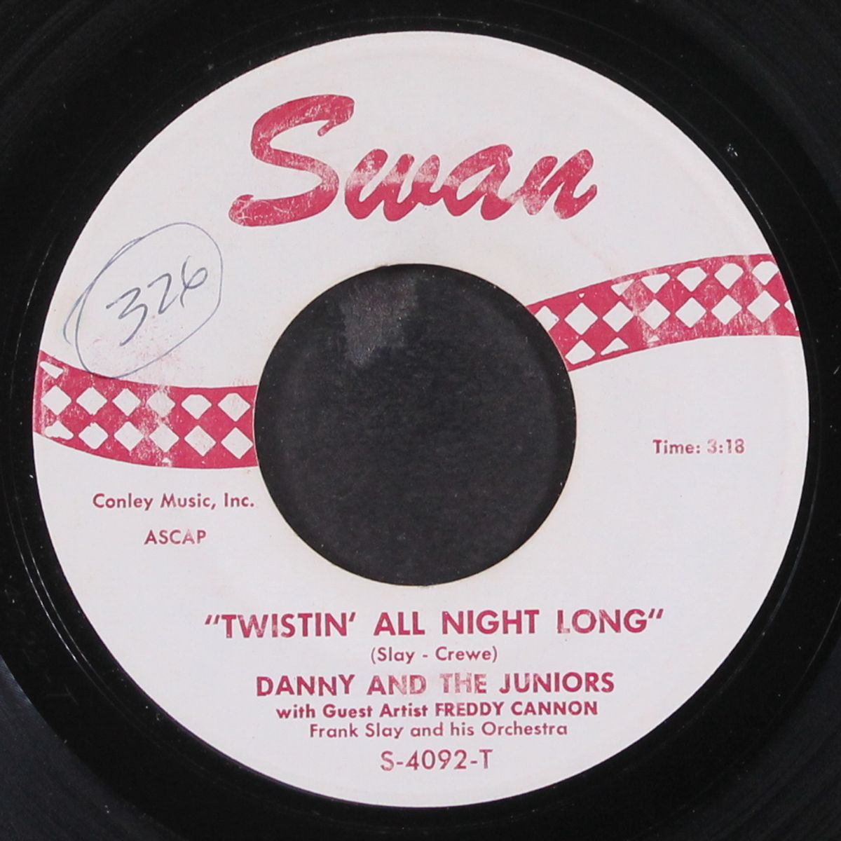 twistin' all night long / blank by DANNY & JUNIORS
