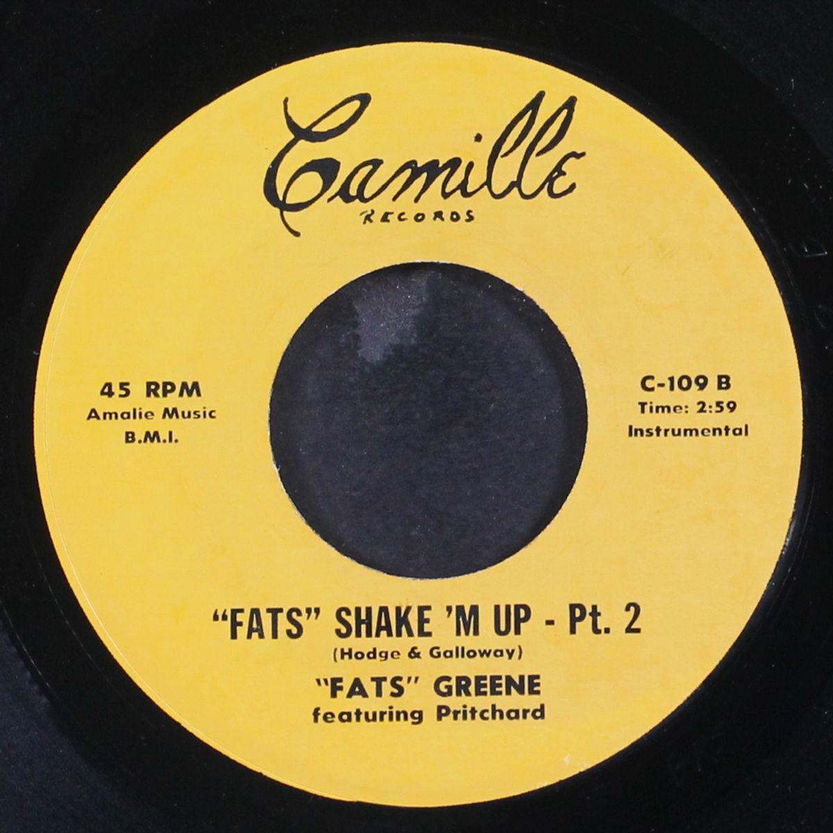 fats shake 'm up by 'FATS' GREENE