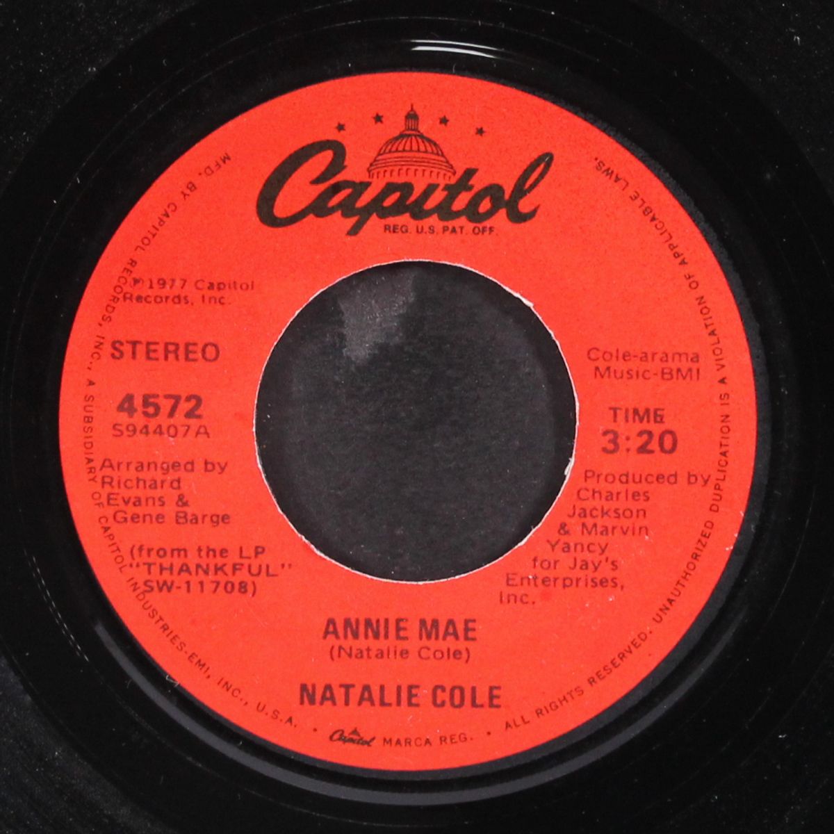 annie mae / just can't stay away by NATALIE COLE