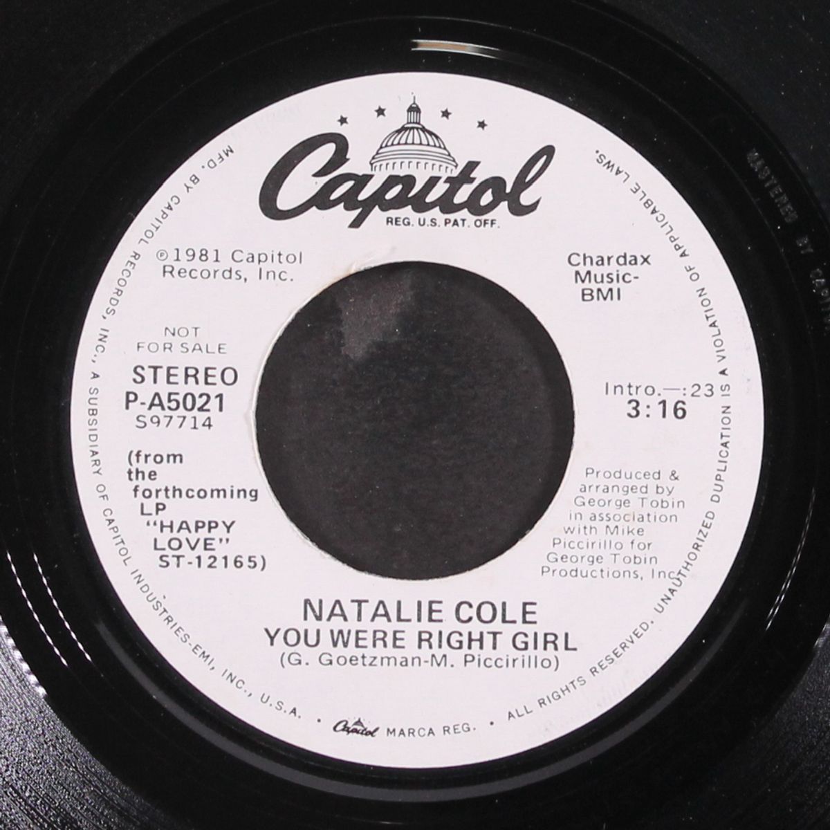 you were right girl by NATALIE COLE