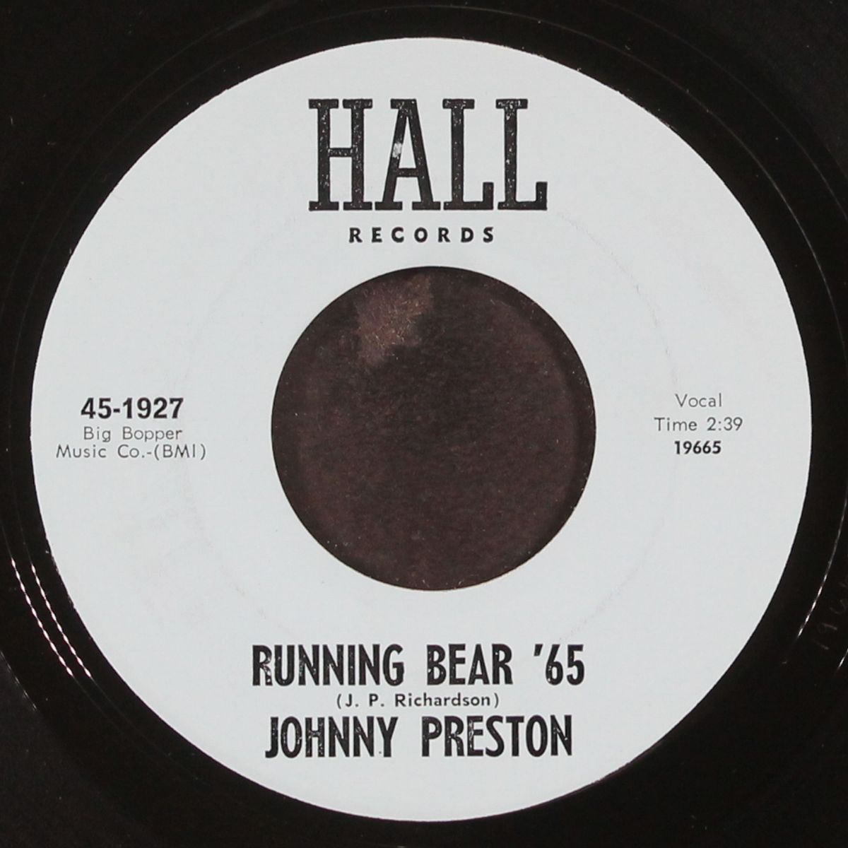 running bear '65 / dedicated to the one i love by JOHNNY PRESTON