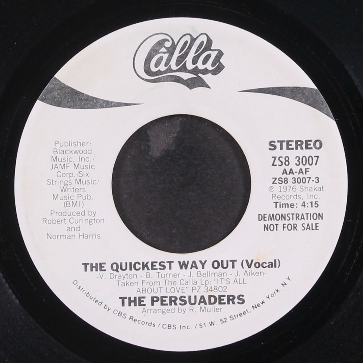 the quickest way out / mono by PERSUADERS