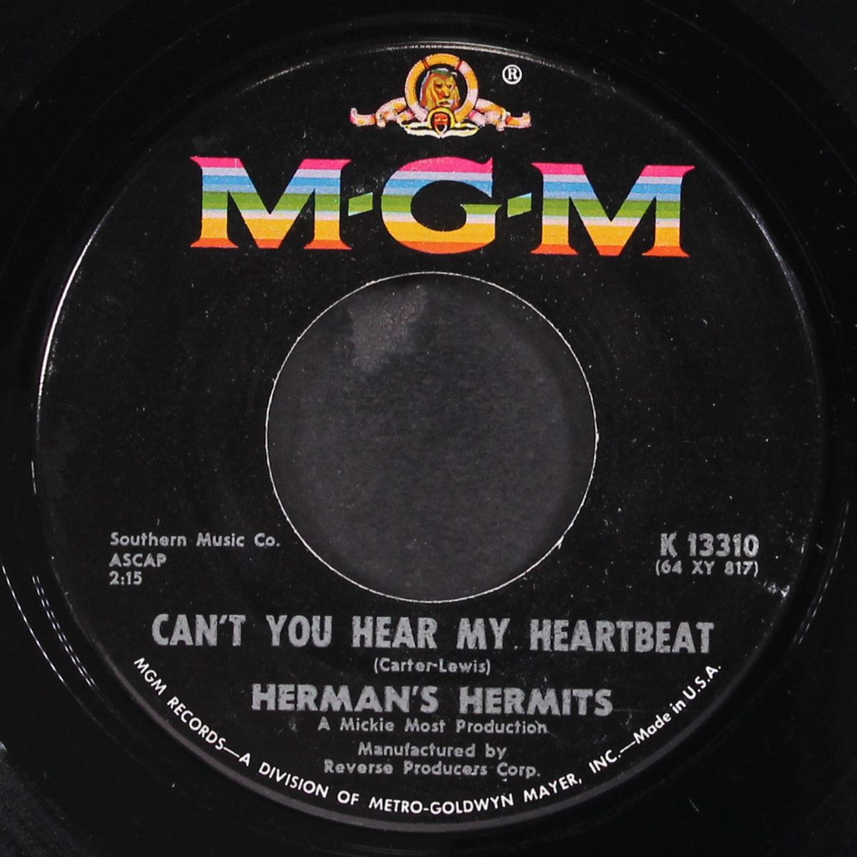 can't you hear my heartbeat / i know why by HERMAN'S HERMITS
