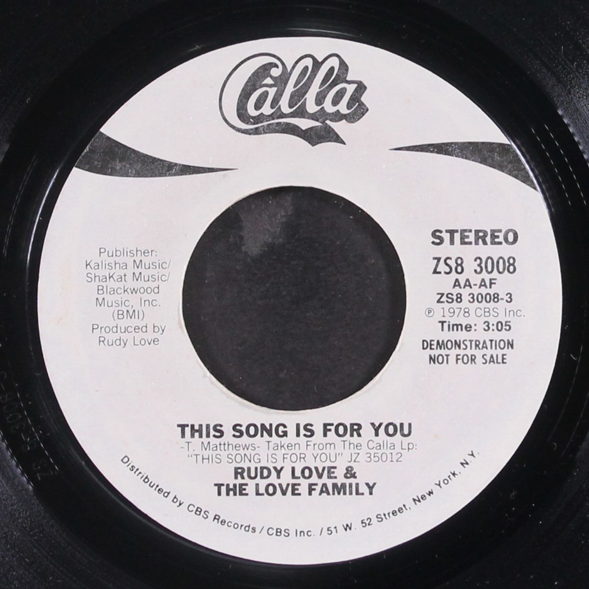 this song is for you / mono by RUDY LOVE & LOVE FAMILY