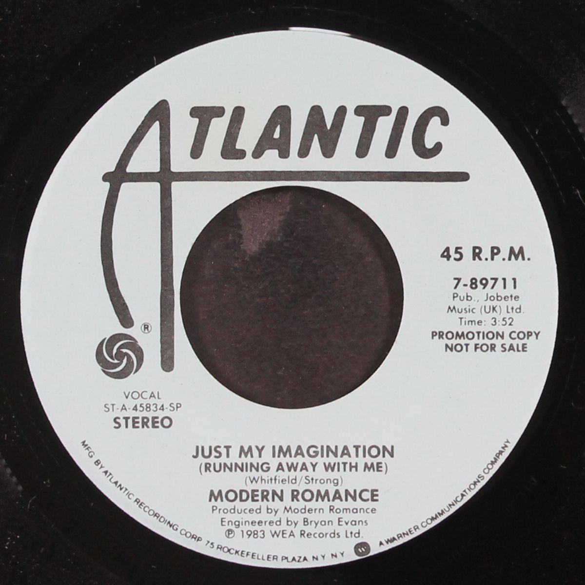 just my imagination / same by MODERN ROMANCE