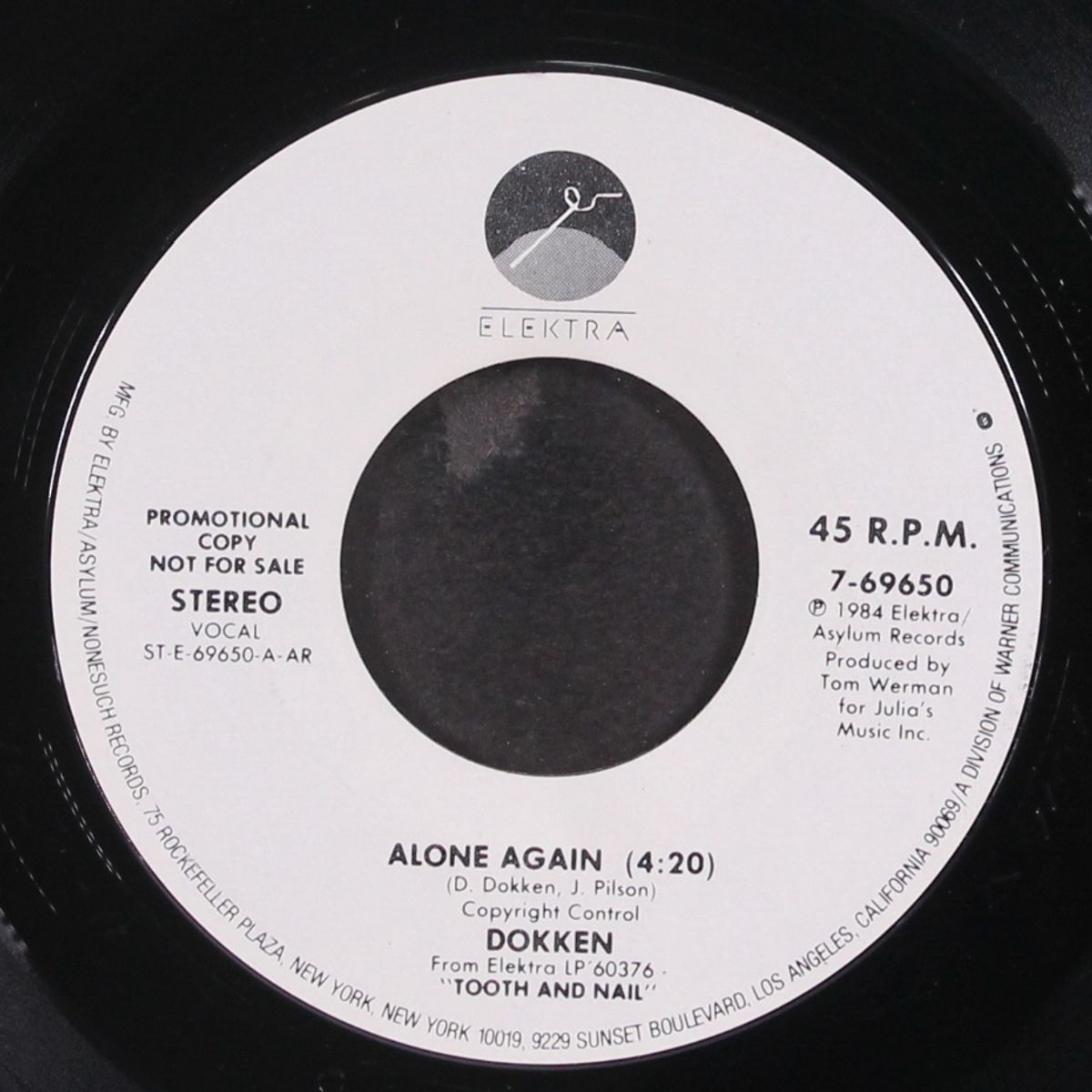 alone again / same by DOKKEN