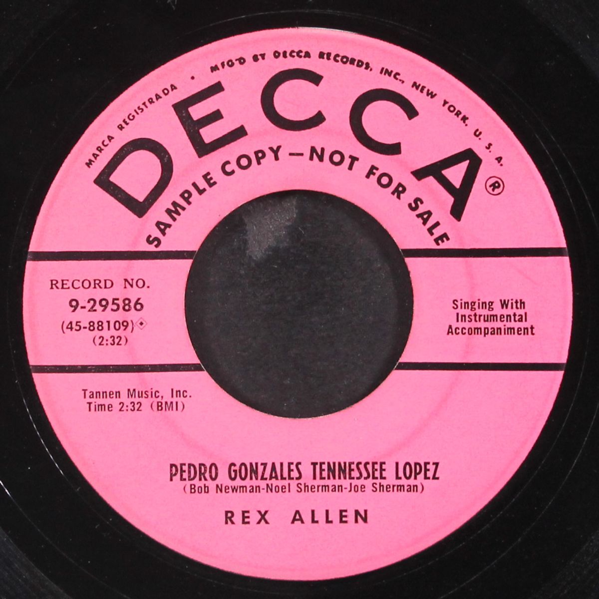 pedro gonzalez tennessee lopez by REX ALLEN