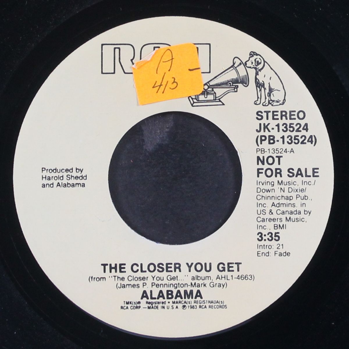 the closer you get / same by ALABAMA