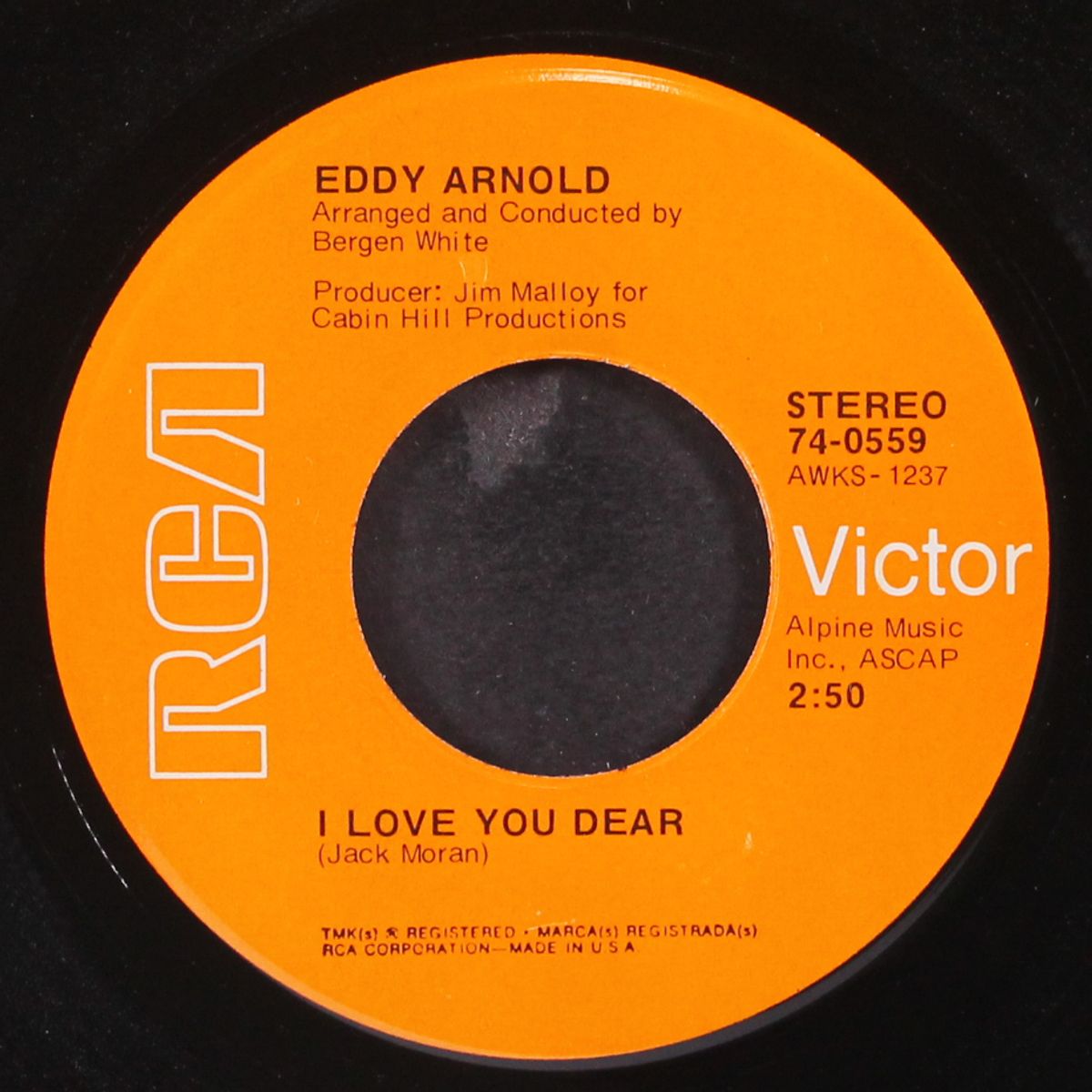 i love you dear by EDDY ARNOLD
