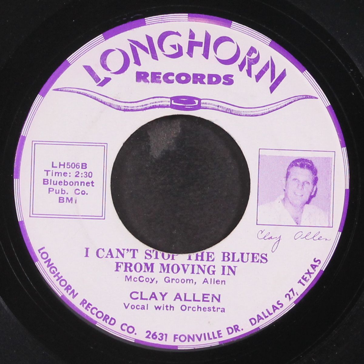 i can't stop the blues from moving in by CLAY ALLEN