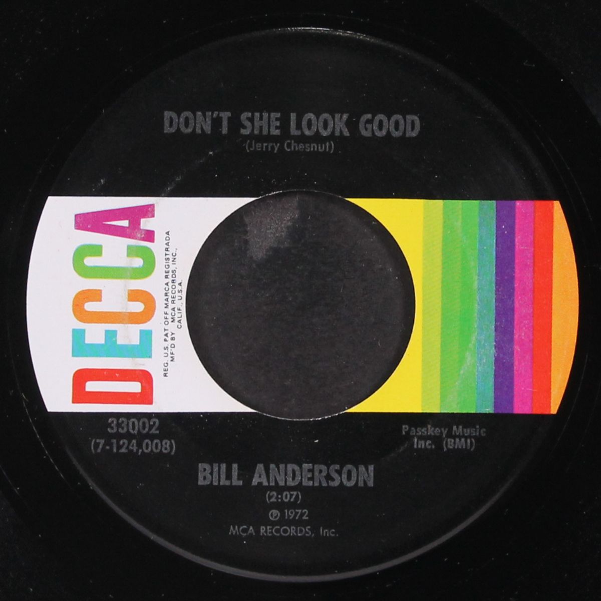 don't she look good by BILL ANDERSON