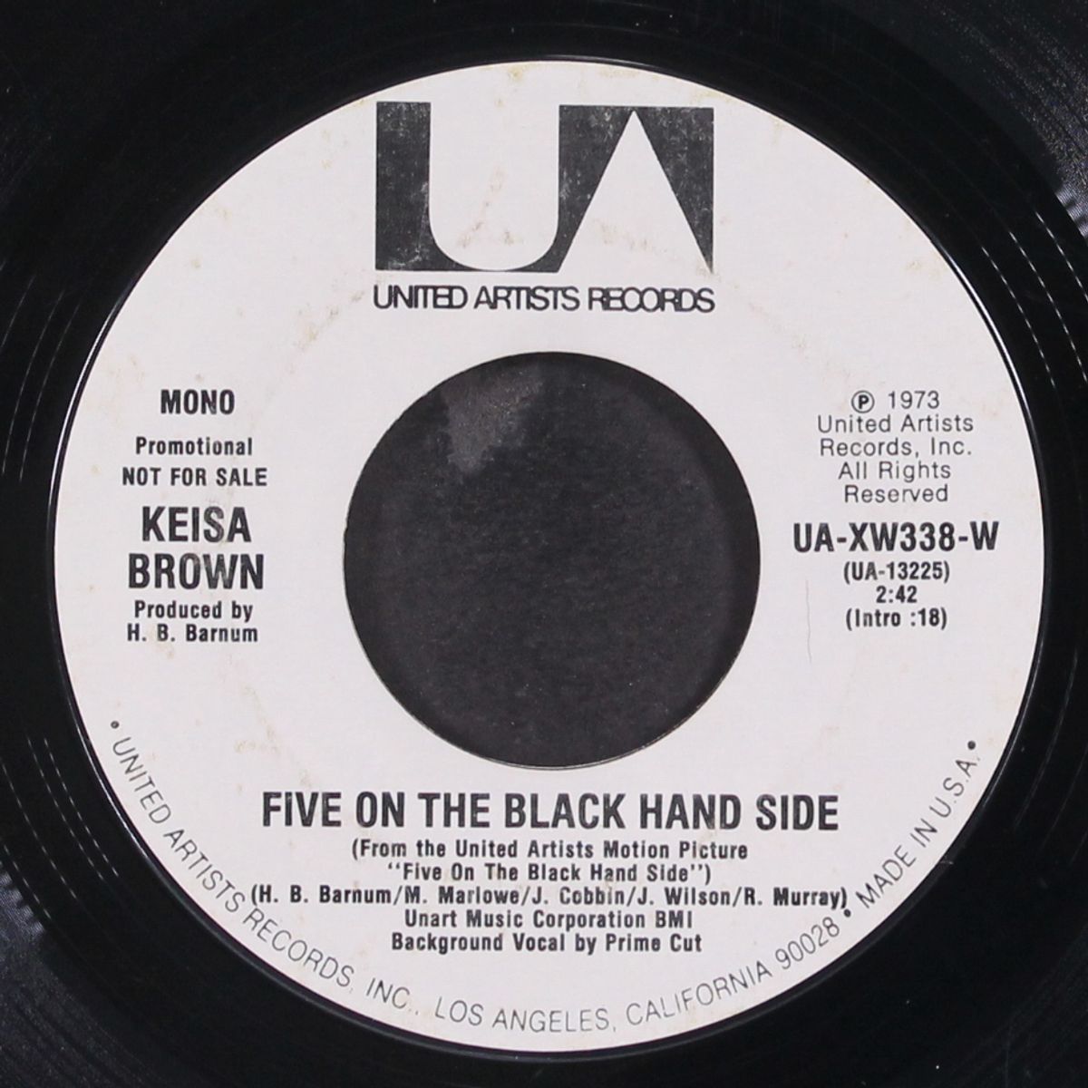 five on the black hand side / mono by KEISA BROWN