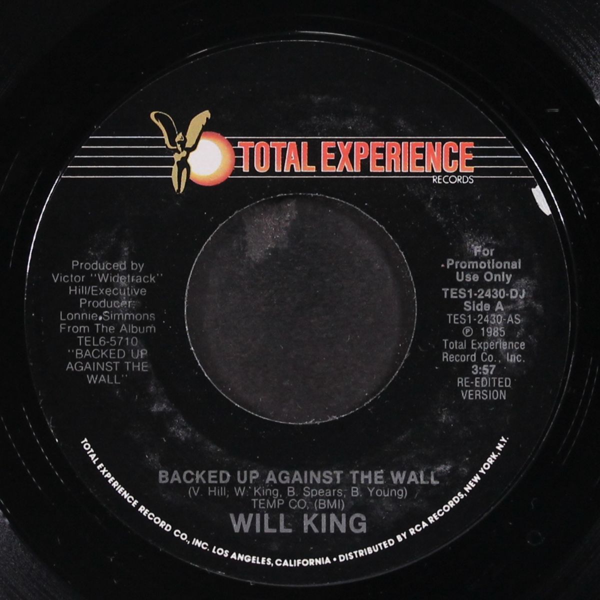 backed up against the wall / wonderful world by WILL KING