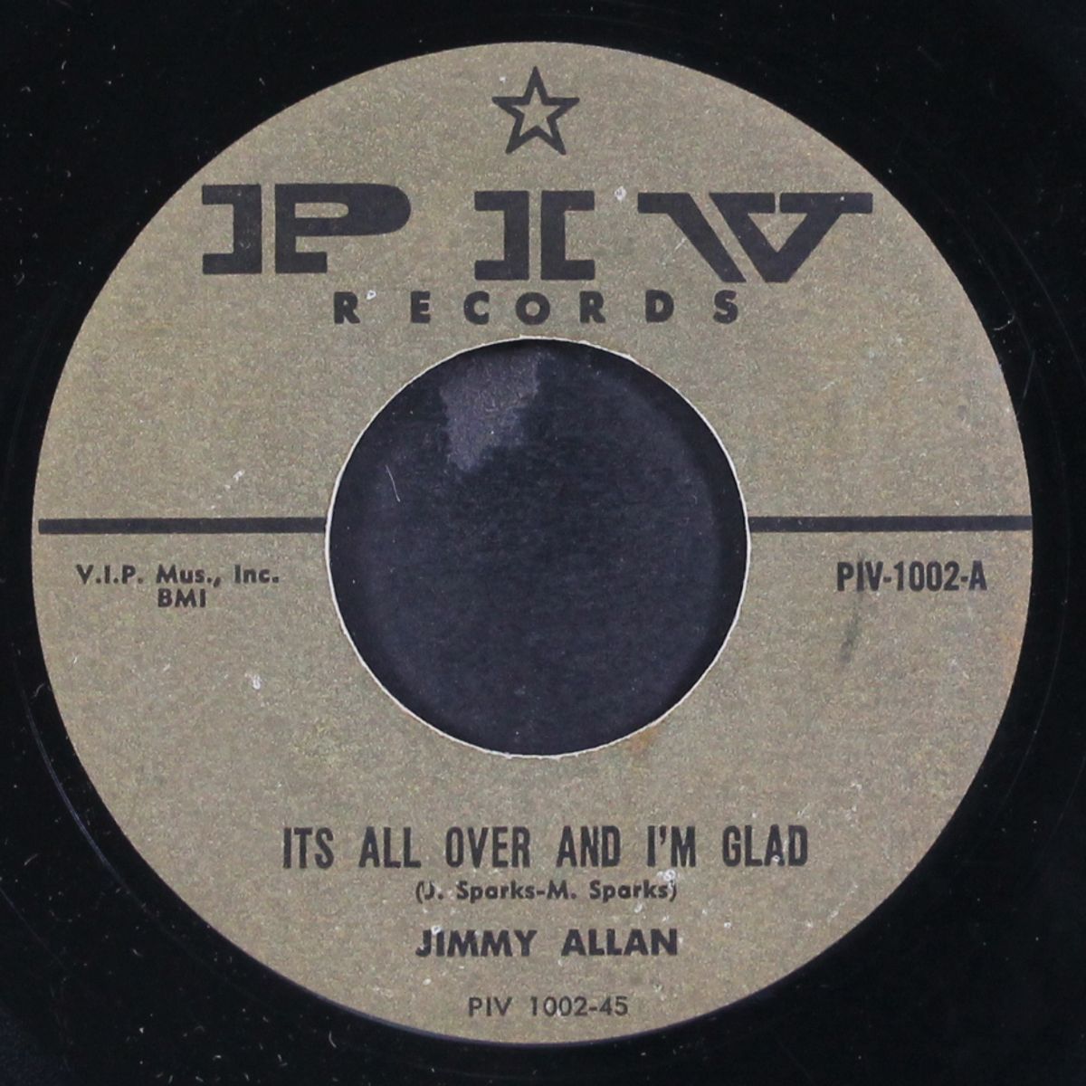 it's all over now and i'm glad by JIMMY ALLAN