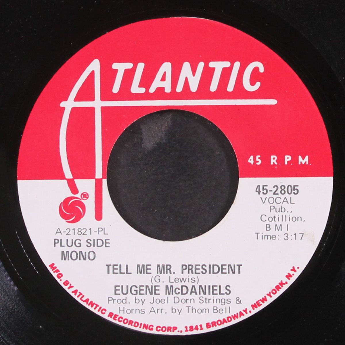 tell me mr. president / mono by EUGENE MCDANIELS