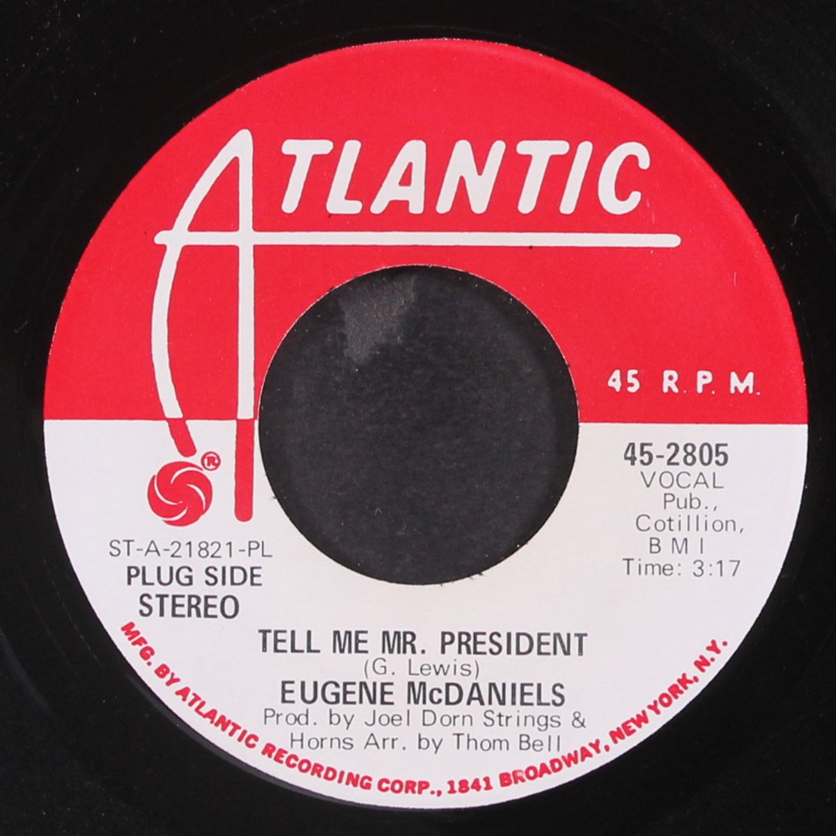 tell me mr. president / mono by EUGENE MCDANIELS