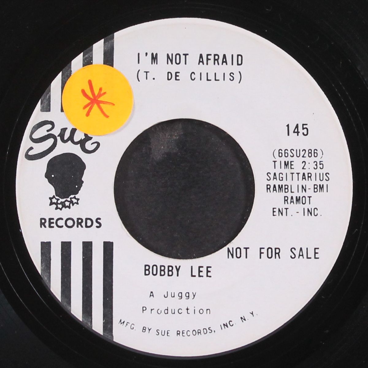 i'm not afraid / i missed it by that much by BOBBY LEE