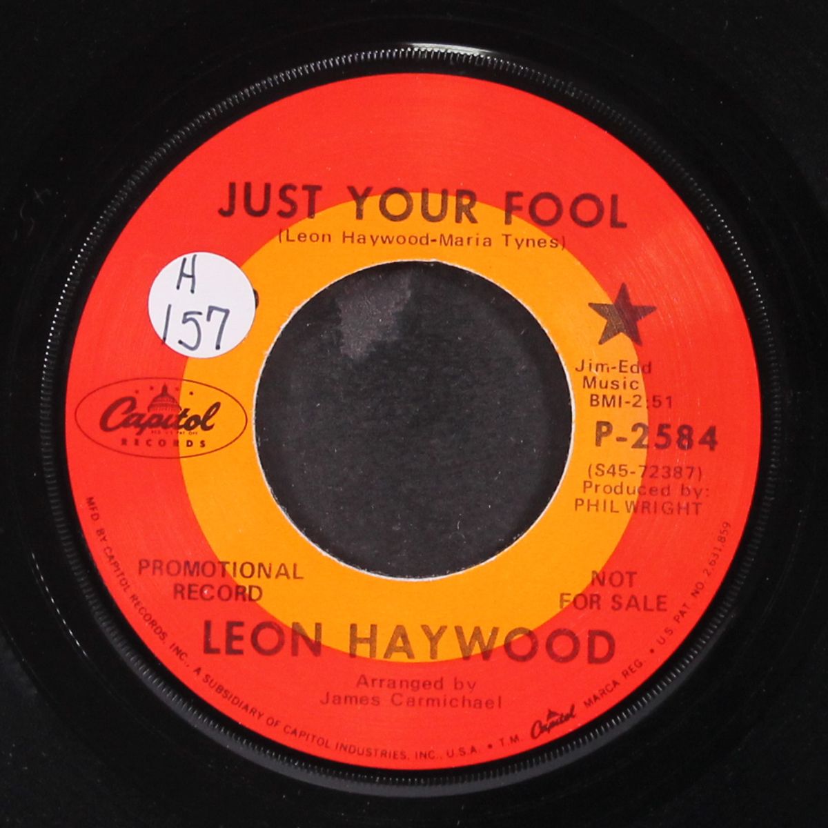 consider the source / just your fool by LEON HAYWOOD