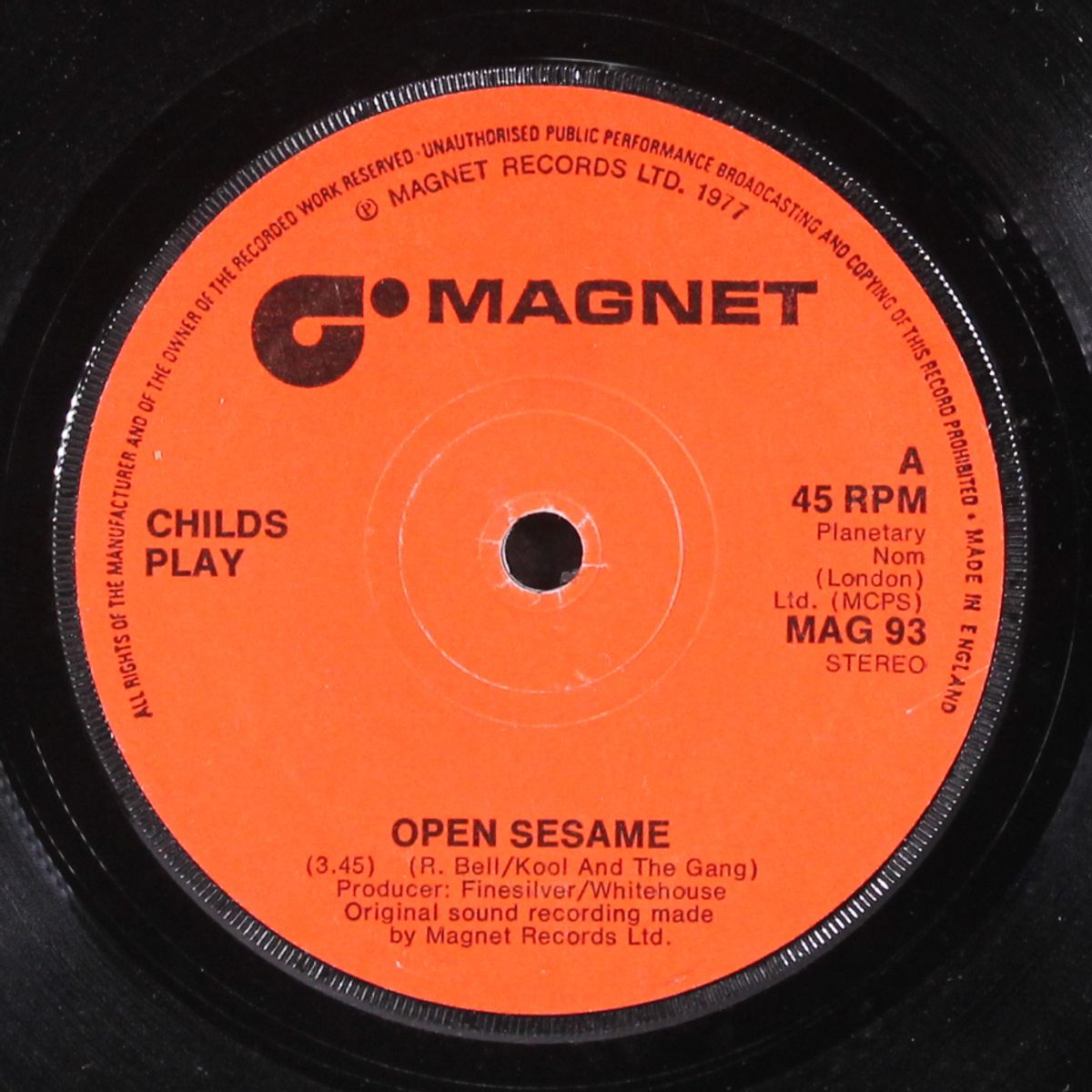 open sesame / dancin' by CHILDS PLAY