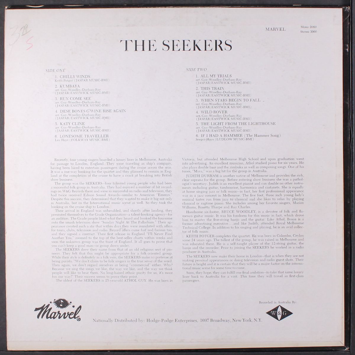 the seekers by SEEKERS