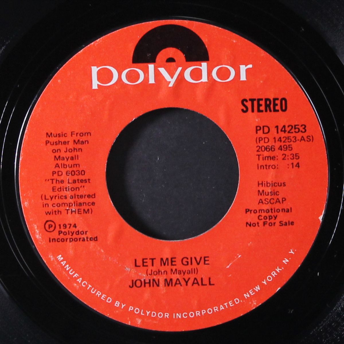 let me give by JOHN MAYALL