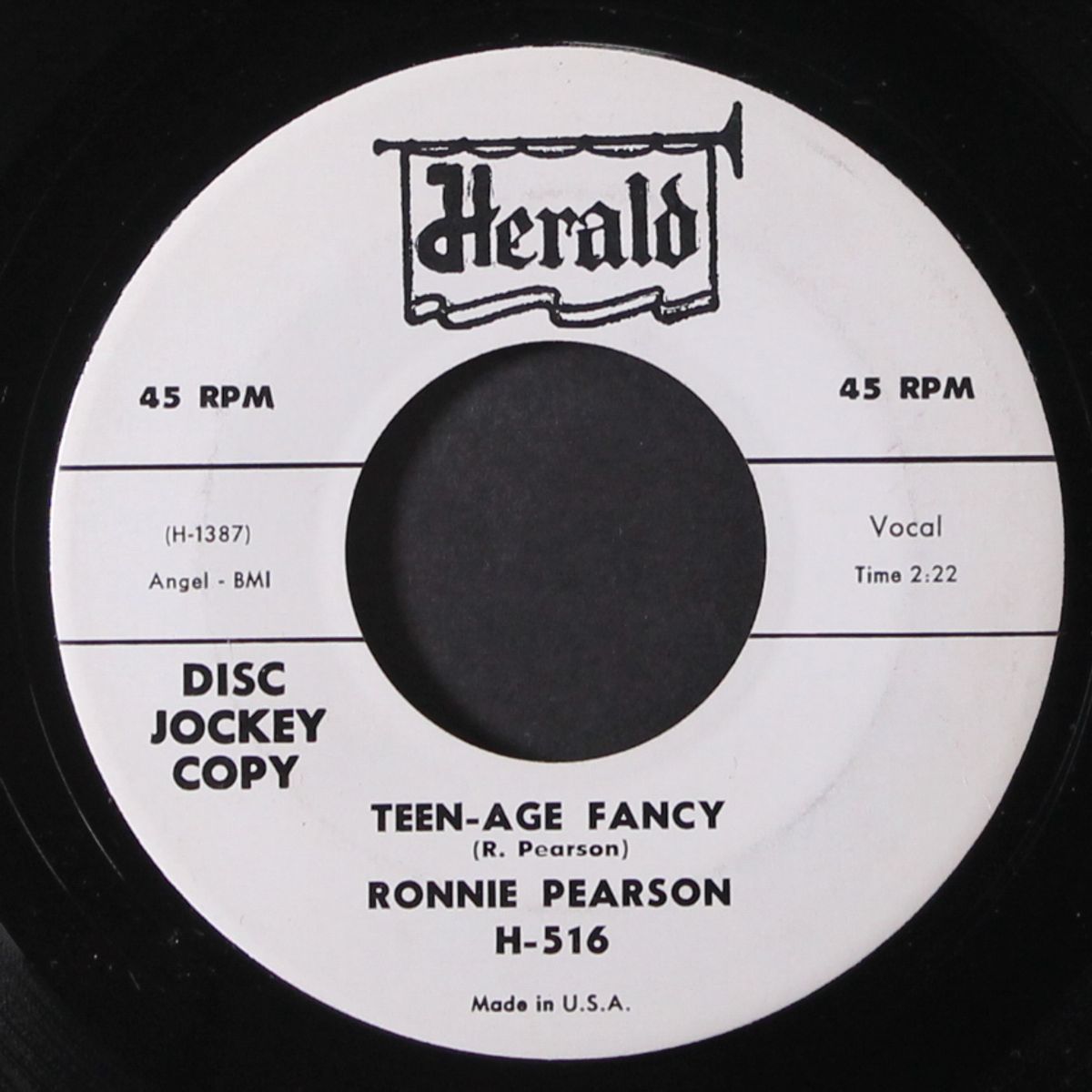 flippin' over you / teen-age fancy by RONNIE PEARSON