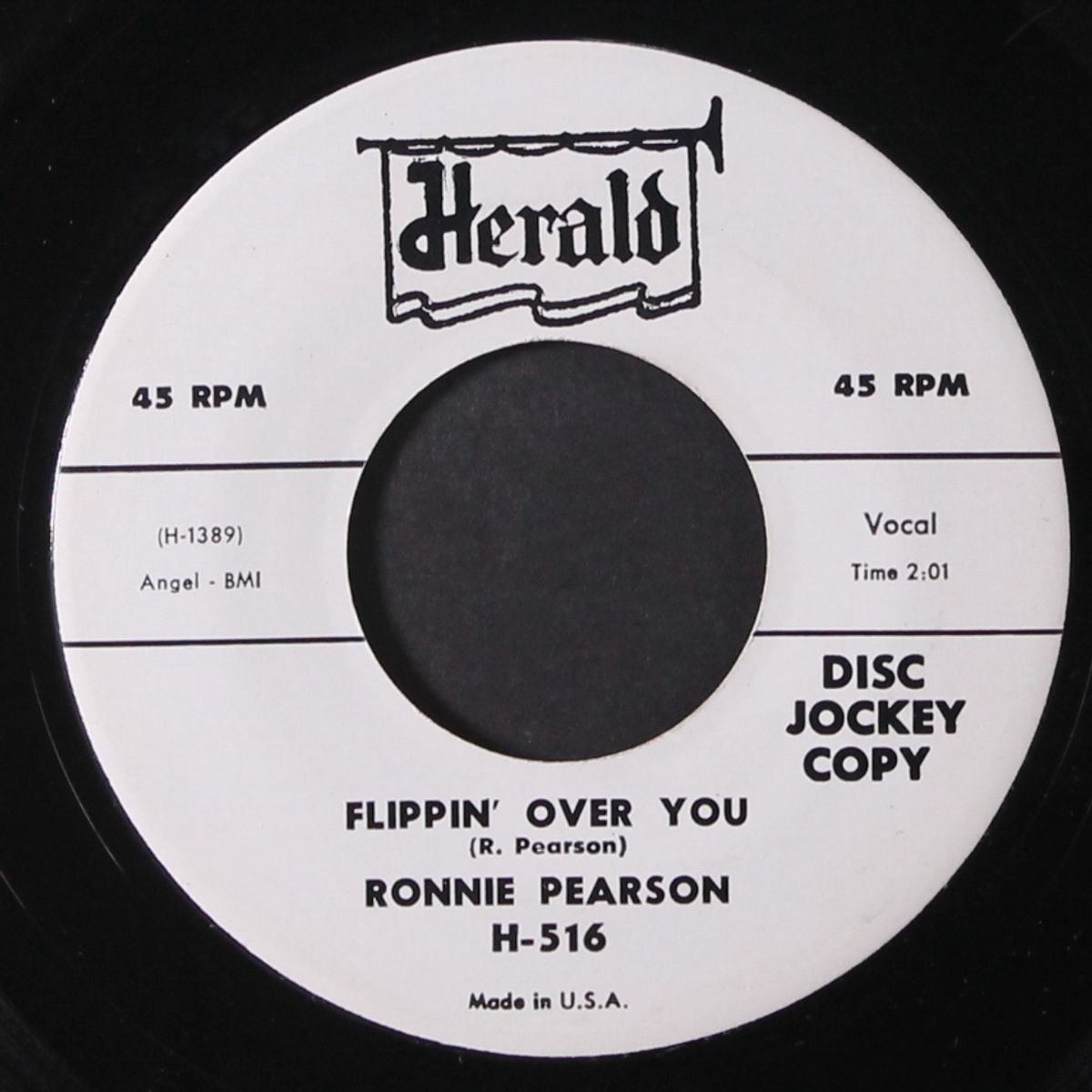 flippin' over you / teen-age fancy by RONNIE PEARSON