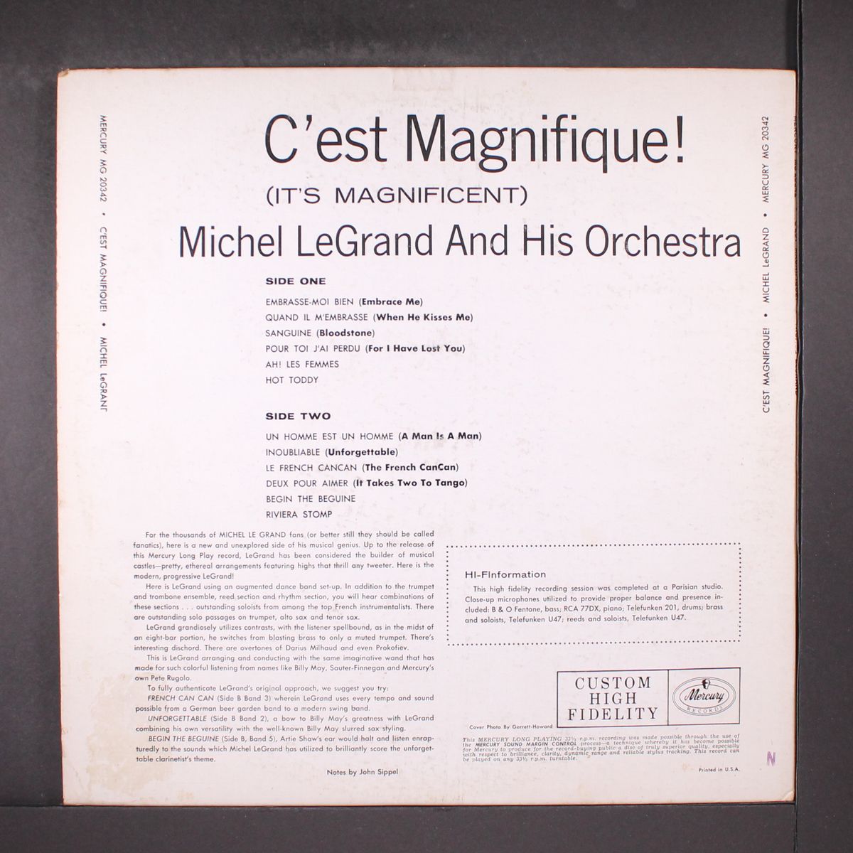 c'est magnifique by MICHEL LEGRAND