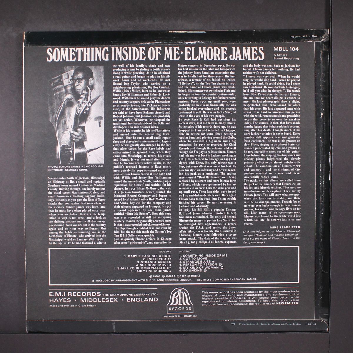 something inside of me by ELMORE JAMES