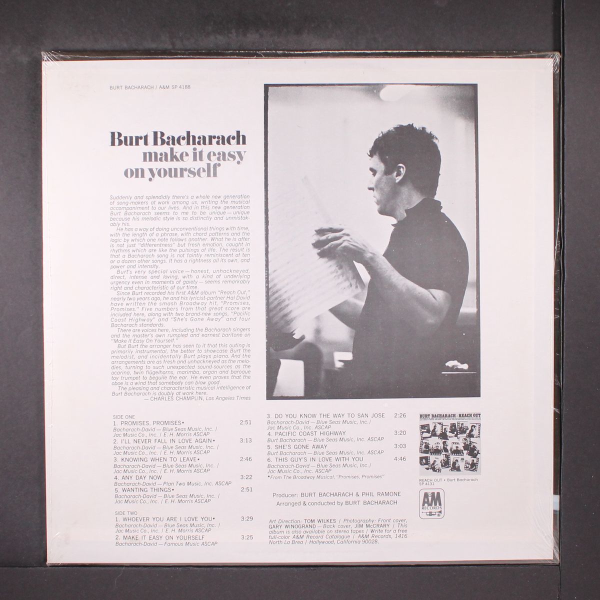 make it easy on yourself by BURT BACHARACH