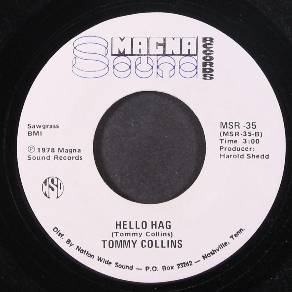 pull the covers over me / hello hag by TOMMY COLLINS